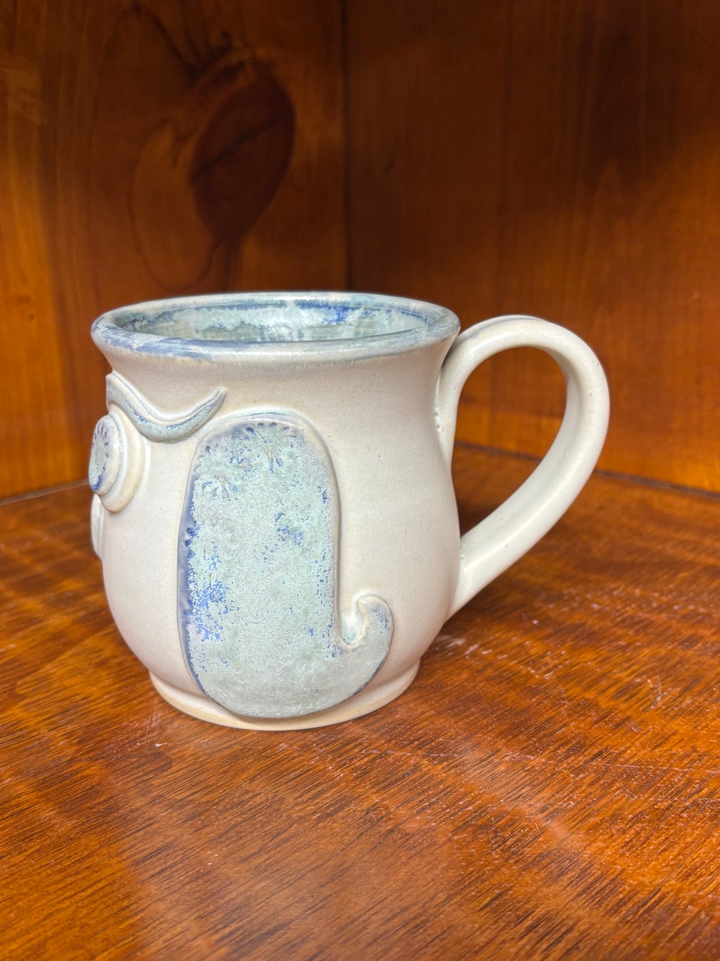 Capri Blue Owl Mug
