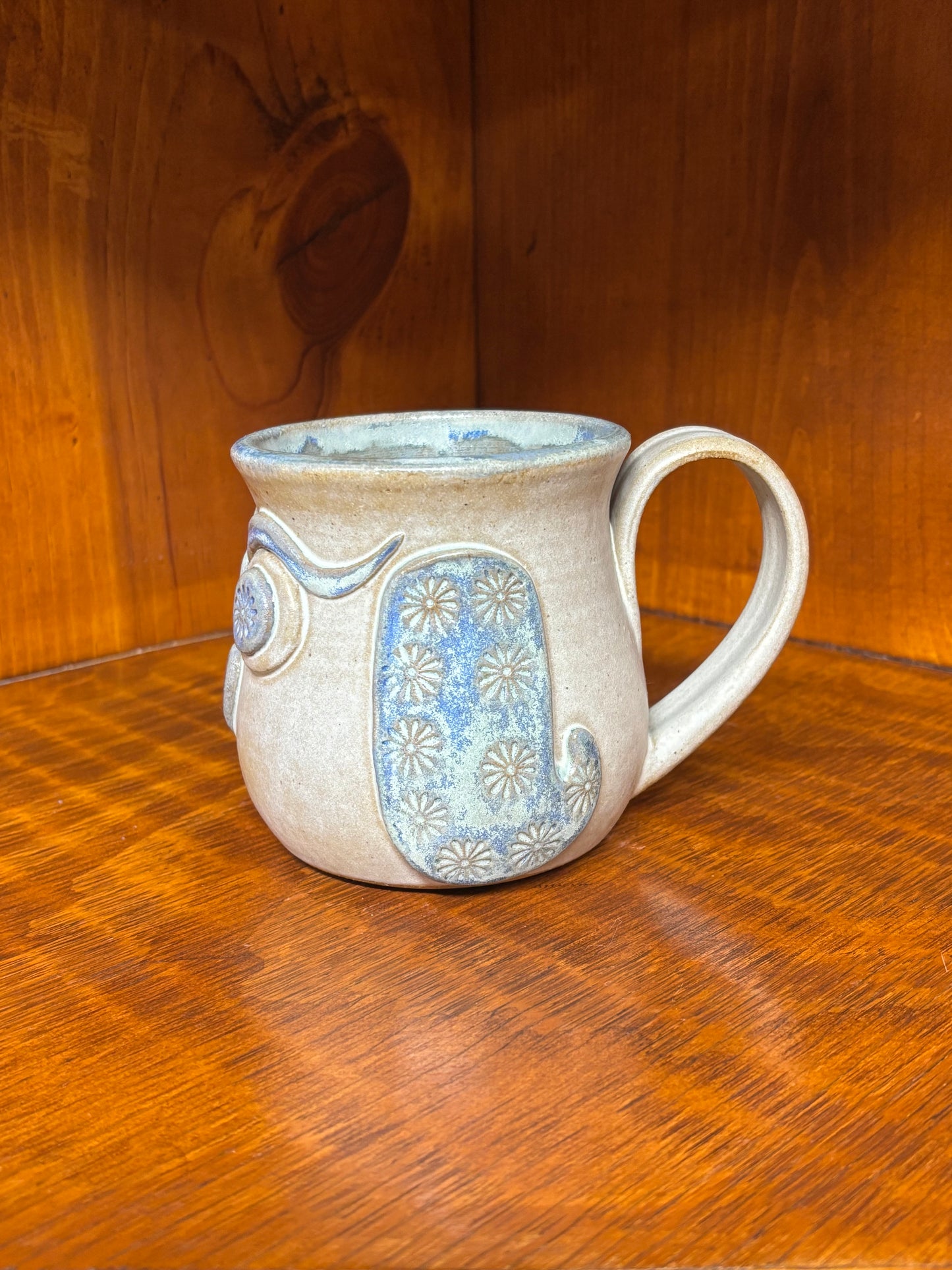 Capri Blue Owl Mug