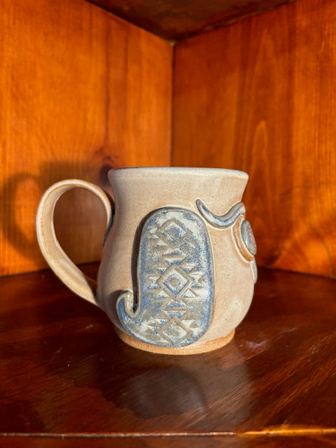 Capri Blue Owl Mug