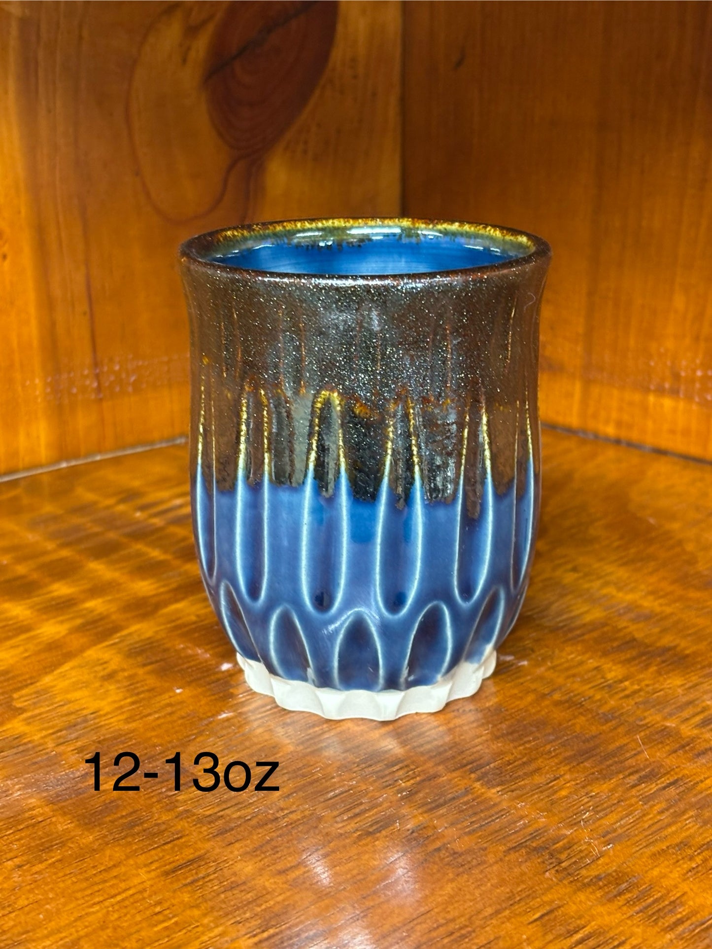 Carved tumbler mug