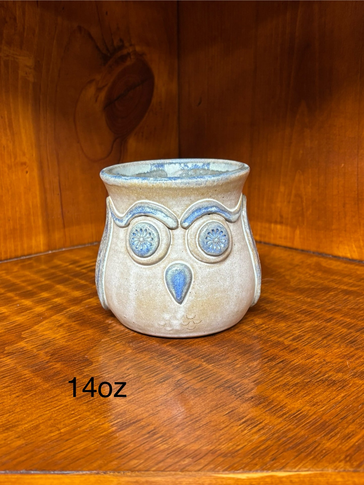 Capri Blue Owl Mug