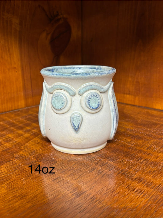 Capri Blue Owl Mug