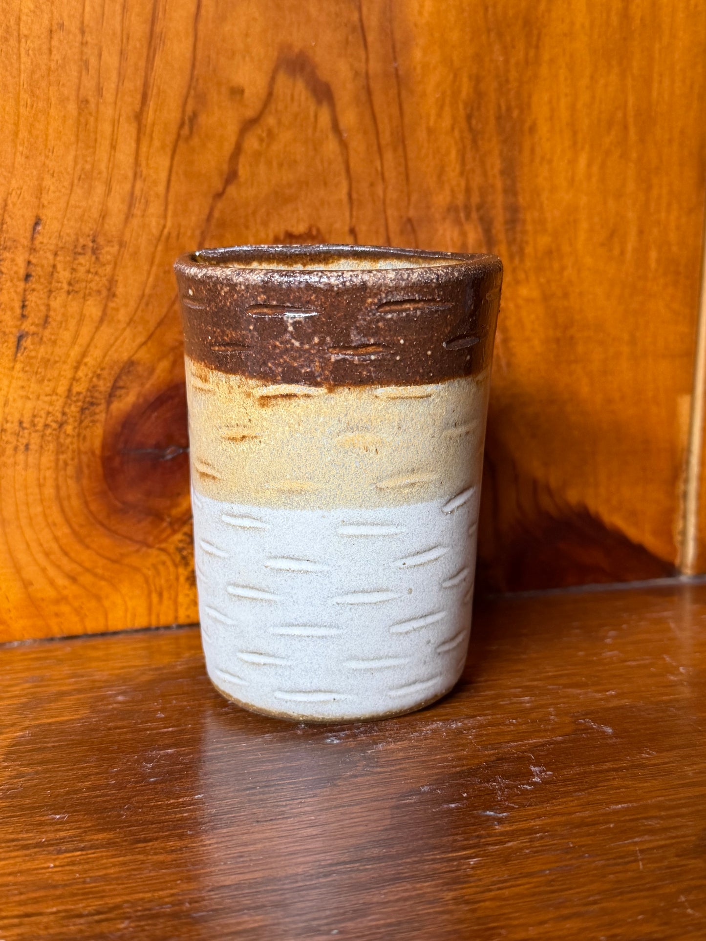 Carved Mini Hanging Wall Vase