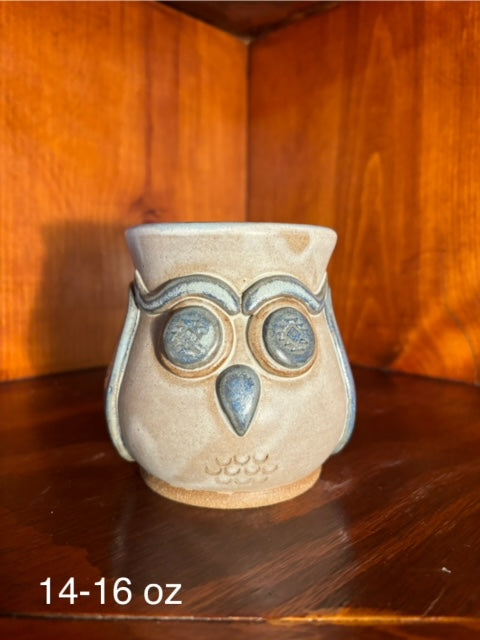 Capri Blue Owl Mug