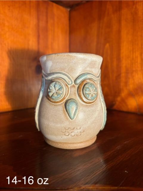 Green Tea Owl Mug